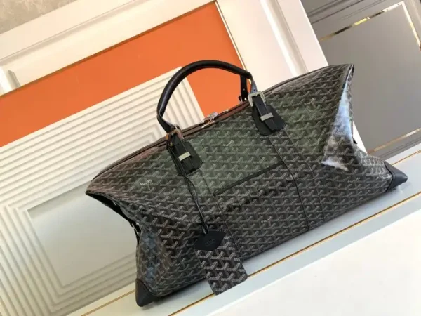 Goyard Bowling 55 Bag Black Brown