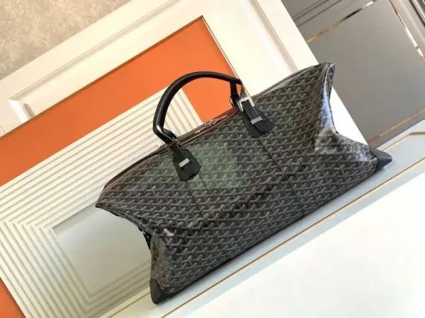 Goyard Bowling 55 Bag Black Brown - Image 3
