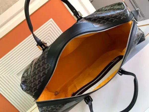 Goyard Bowling 55 Bag Black Brown - Image 8