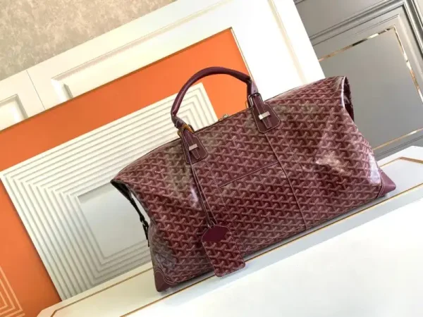 Goyard Bowling 55 Bag Bordeaux