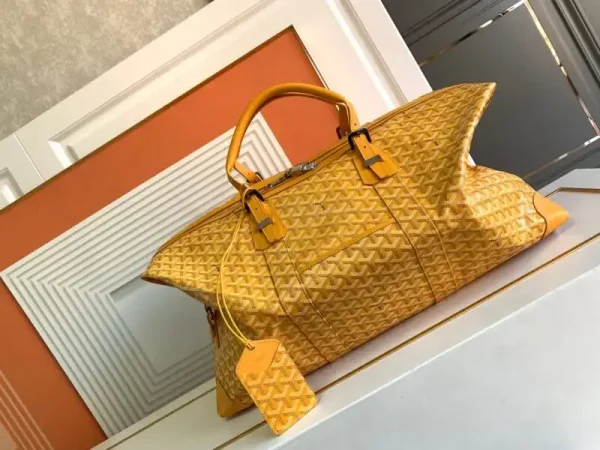 Goyard Bowling 55 Bag Yellow