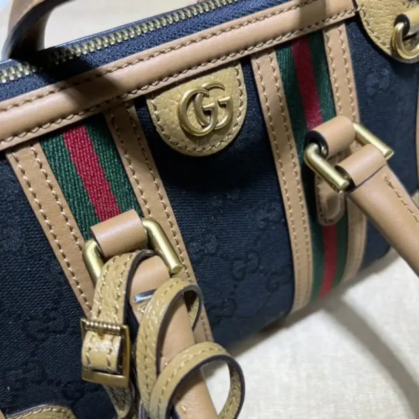 Gucci Bauletto Top Handle Brown - Image 5