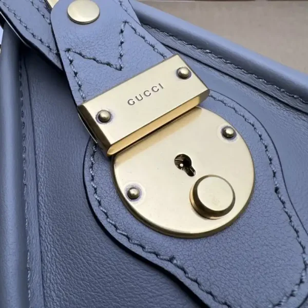 Gucci Bauletto Top Handle Sky Blue - Image 4
