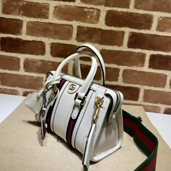 Gucci Bauletto Top Handle White - Image 5