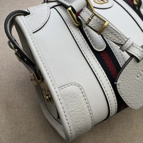 Gucci Bauletto Top Handle White - Image 7