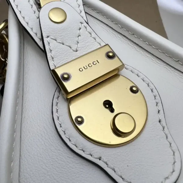 Gucci Bauletto Top Handle White - Image 9