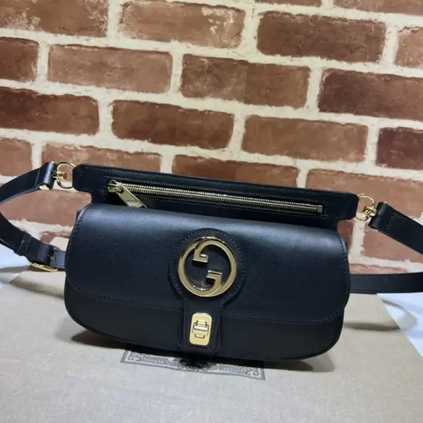 Gucci  G Blondie Waist Canvas Black