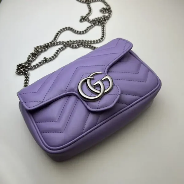 Gucci Matelassé  Mini Purple - Image 3