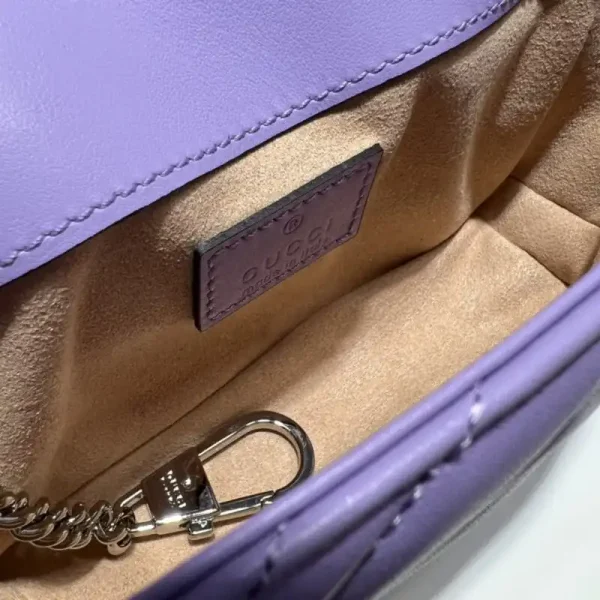 Gucci Matelassé  Mini Purple - Image 8