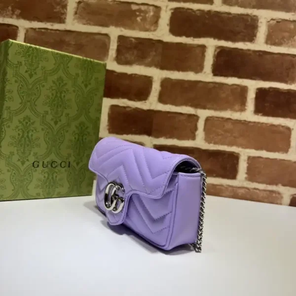 Gucci Matelassé  Mini Purple - Image 6