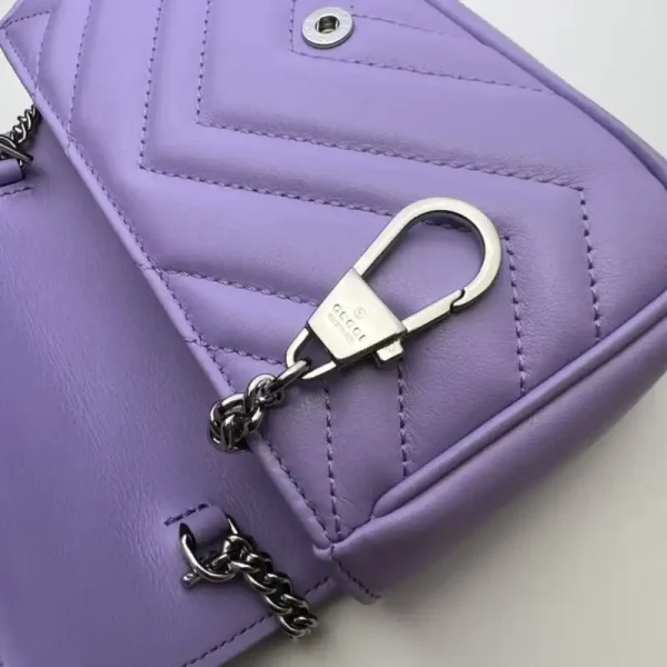 Gucci Matelassé  Mini Purple - Image 4