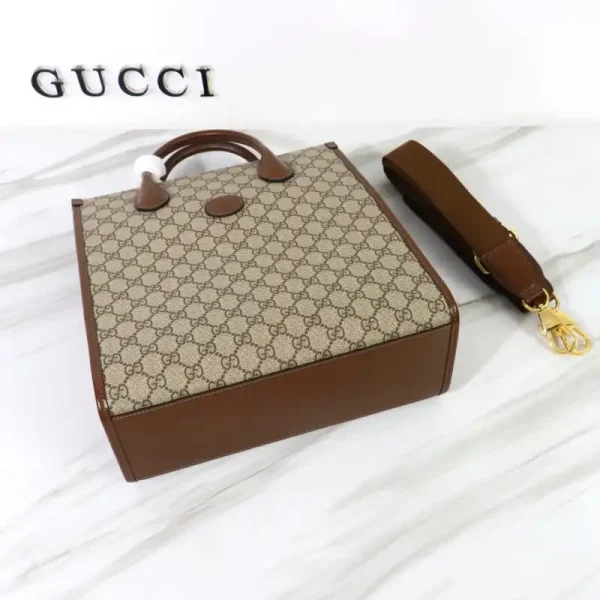 Gucci Interlocking Double G Small Tote Bag - Image 4