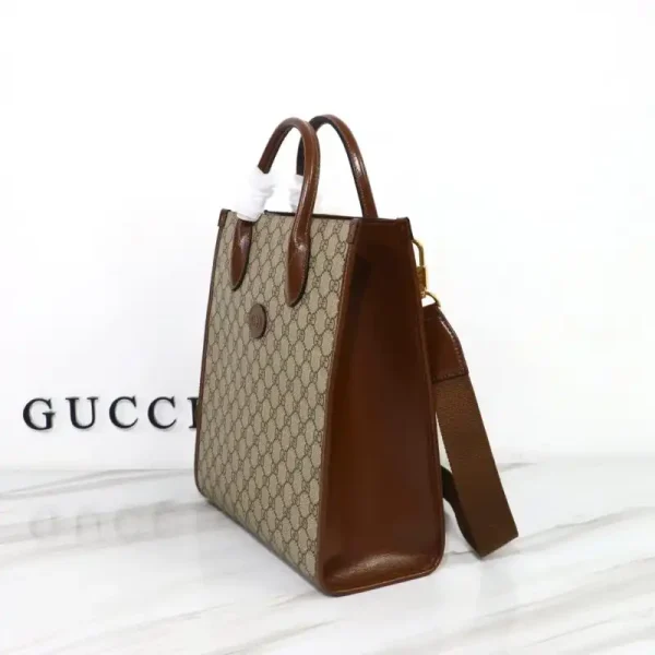 Gucci Interlocking Double G Small Tote Bag - Image 7