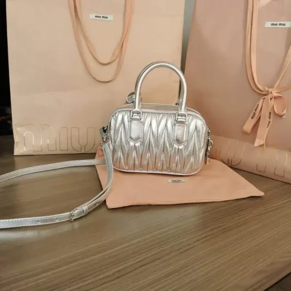 Miu Miu Arcadie Small Silver - Image 2