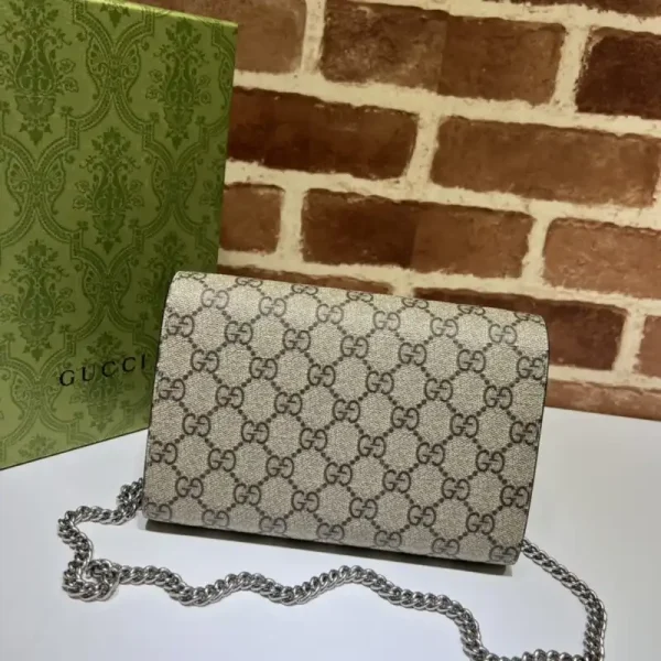 Gucci Dionysus  GG Chain Wallet  Denim Classic - Image 2
