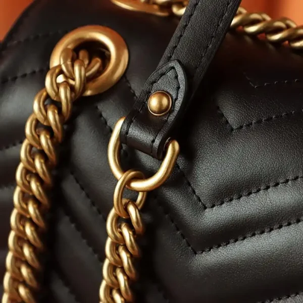 Gucci  GG Marmont  Square Black - Image 7