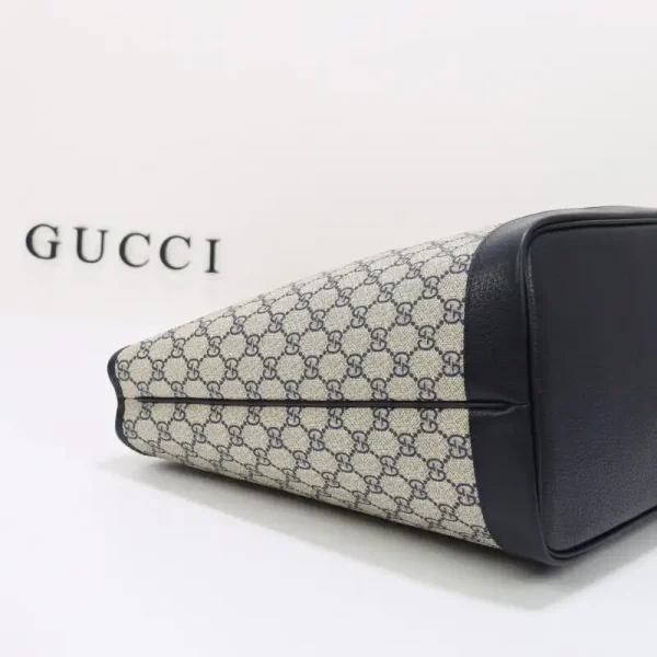 Gucci  GG Large Tote Bag Blue - Image 4