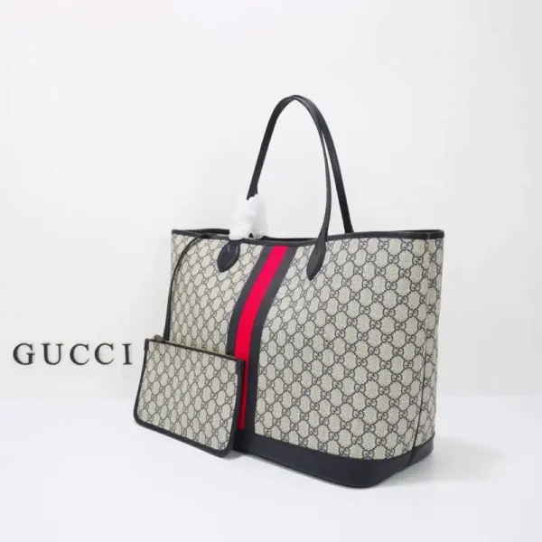 Gucci  GG Large Tote Bag Blue - Image 7