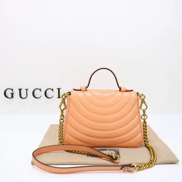 Gucci  GG Marmont Top Handle Apricot - Image 2
