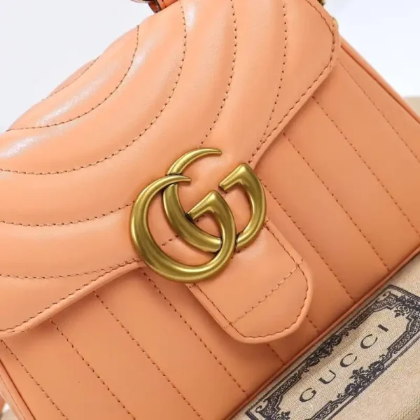 Gucci  GG Marmont Top Handle Apricot - Image 3
