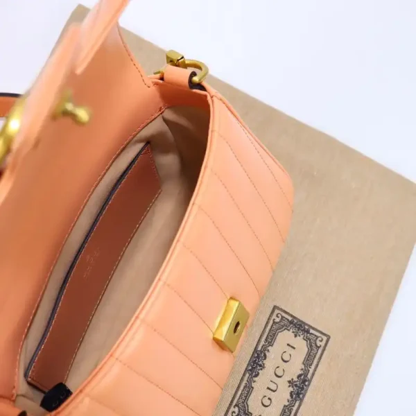 Gucci  GG Marmont Top Handle Apricot - Image 5