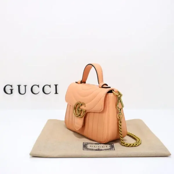 Gucci  GG Marmont Top Handle Apricot - Image 6