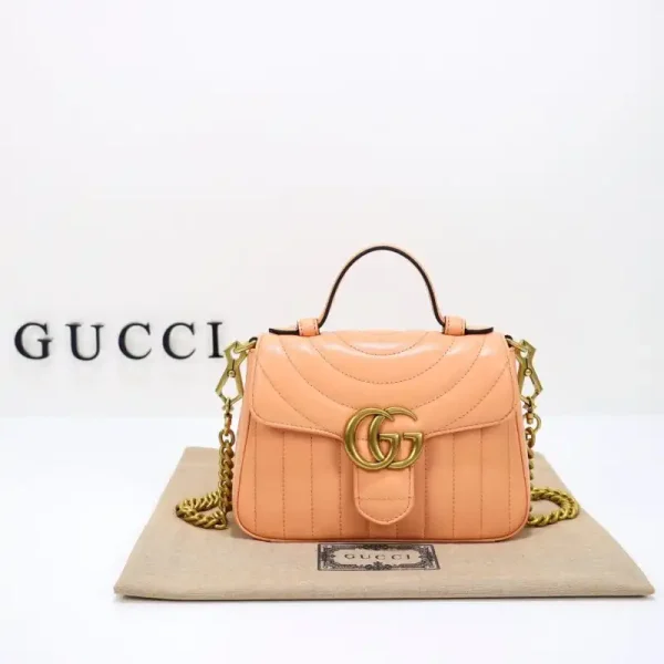 Gucci  GG Marmont Top Handle Apricot