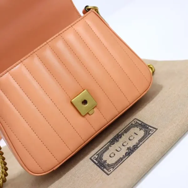 Gucci  GG Marmont Top Handle Apricot - Image 9