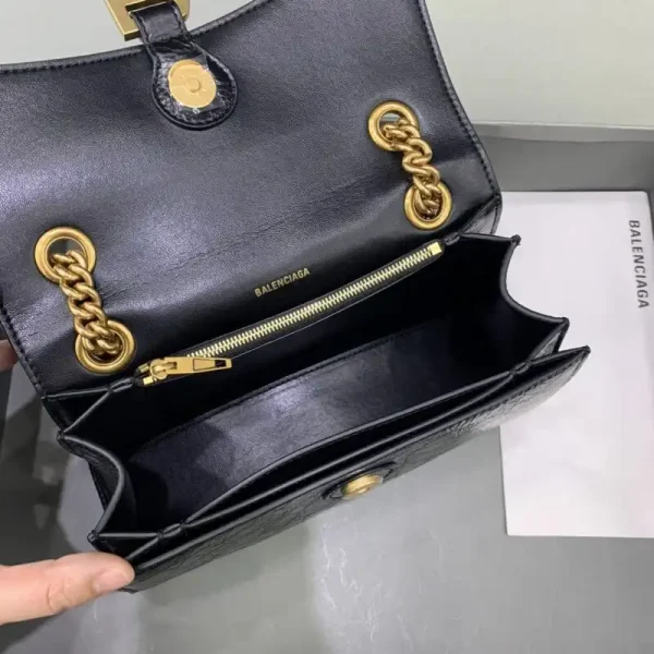 Balenciaga Crush Small Black Gold - Image 5