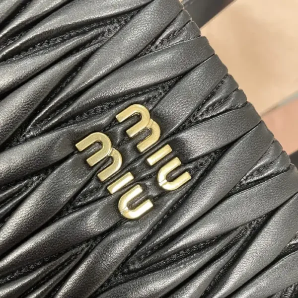 Miu Miu Matelassé  Tote Black - Image 3