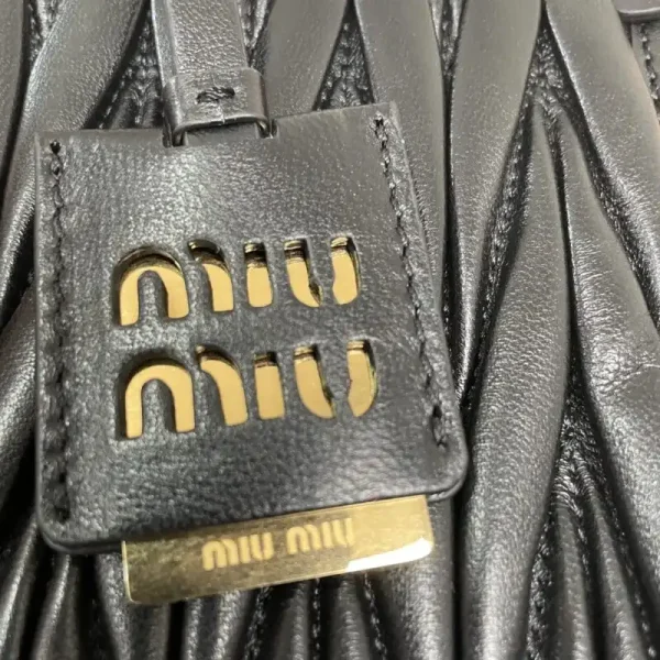 Miu Miu Matelassé  Tote Black - Image 7
