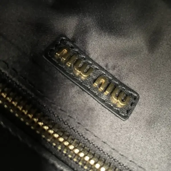 Miu Miu Matelassé  Tote Black - Image 2