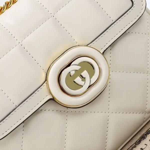 Gucci  Gucci Deco Double G White - Image 6