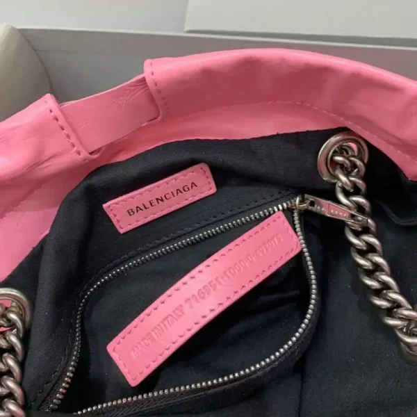 Balenciaga Crush Small Tote Pink - Image 3