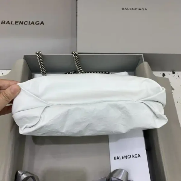 Balenciaga Crush Small Tote White - Image 2