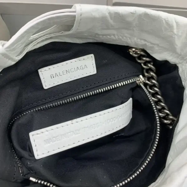 Balenciaga Crush Small Tote White - Image 4