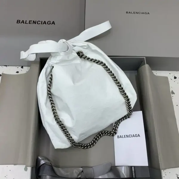 Balenciaga Crush Small Tote White - Image 7