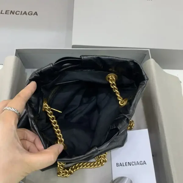 Balenciaga Crush Small Tote Black - Image 2