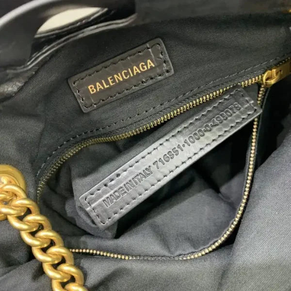 Balenciaga Crush Small Tote Black - Image 7