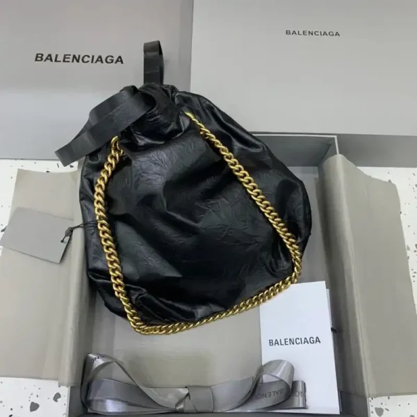 Balenciaga Crush Small Tote Black - Image 8