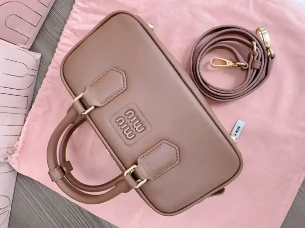 Miu Miu Arcadie Small Full Brown - Image 6