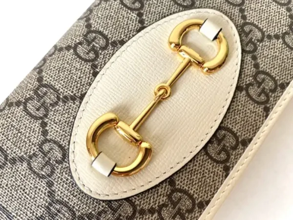 Gucci Horsbet  Chain Clutch White - Image 8