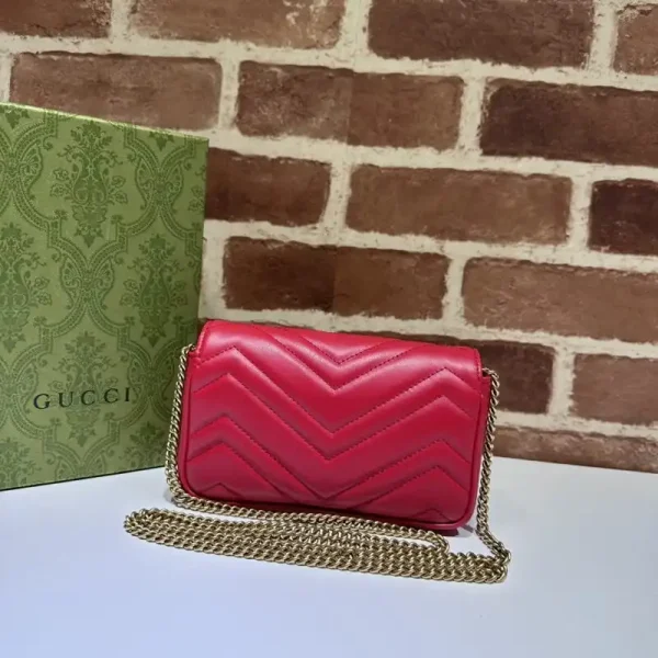 Gucci Matelassé  Mini Red - Image 6