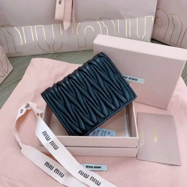 Miu Miu Pocket Wallet Black - Image 3