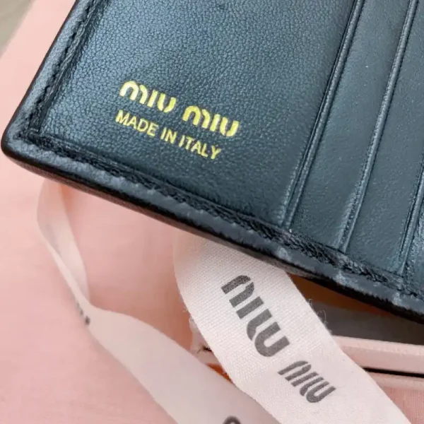 Miu Miu Pocket Wallet Black - Image 4