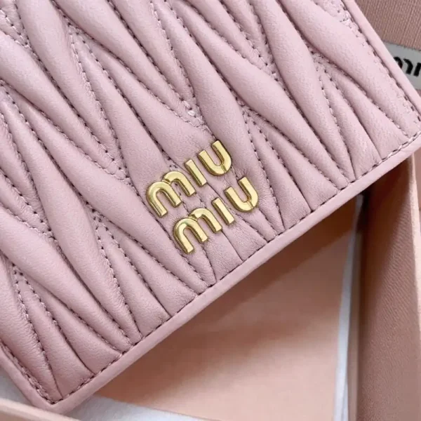 Miu Miu Pocket Wallet Pink - Image 3