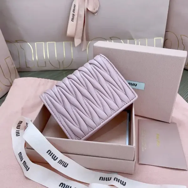 Miu Miu Pocket Wallet Pink - Image 4