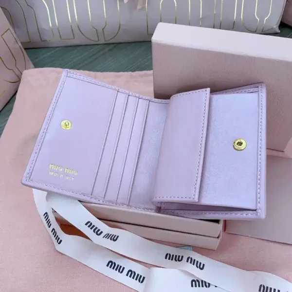 Miu Miu Pocket Wallet Pink - Image 5