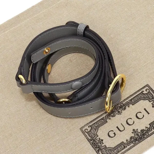 Gucci  Blondie Leather Grey - Image 5