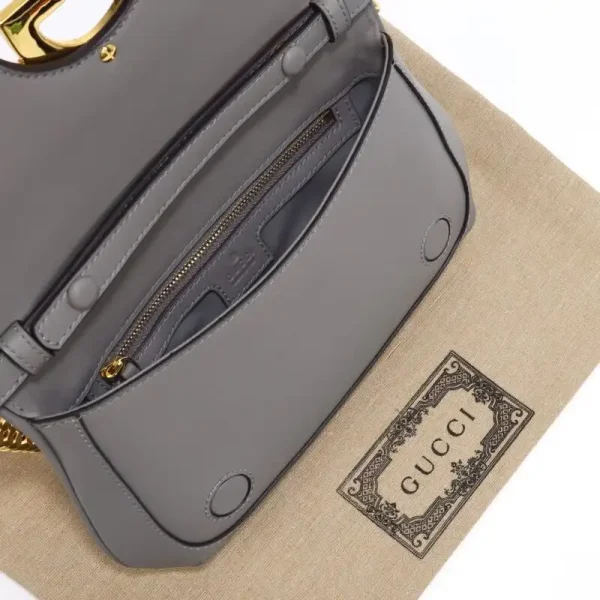 Gucci  Blondie Leather Grey - Image 6